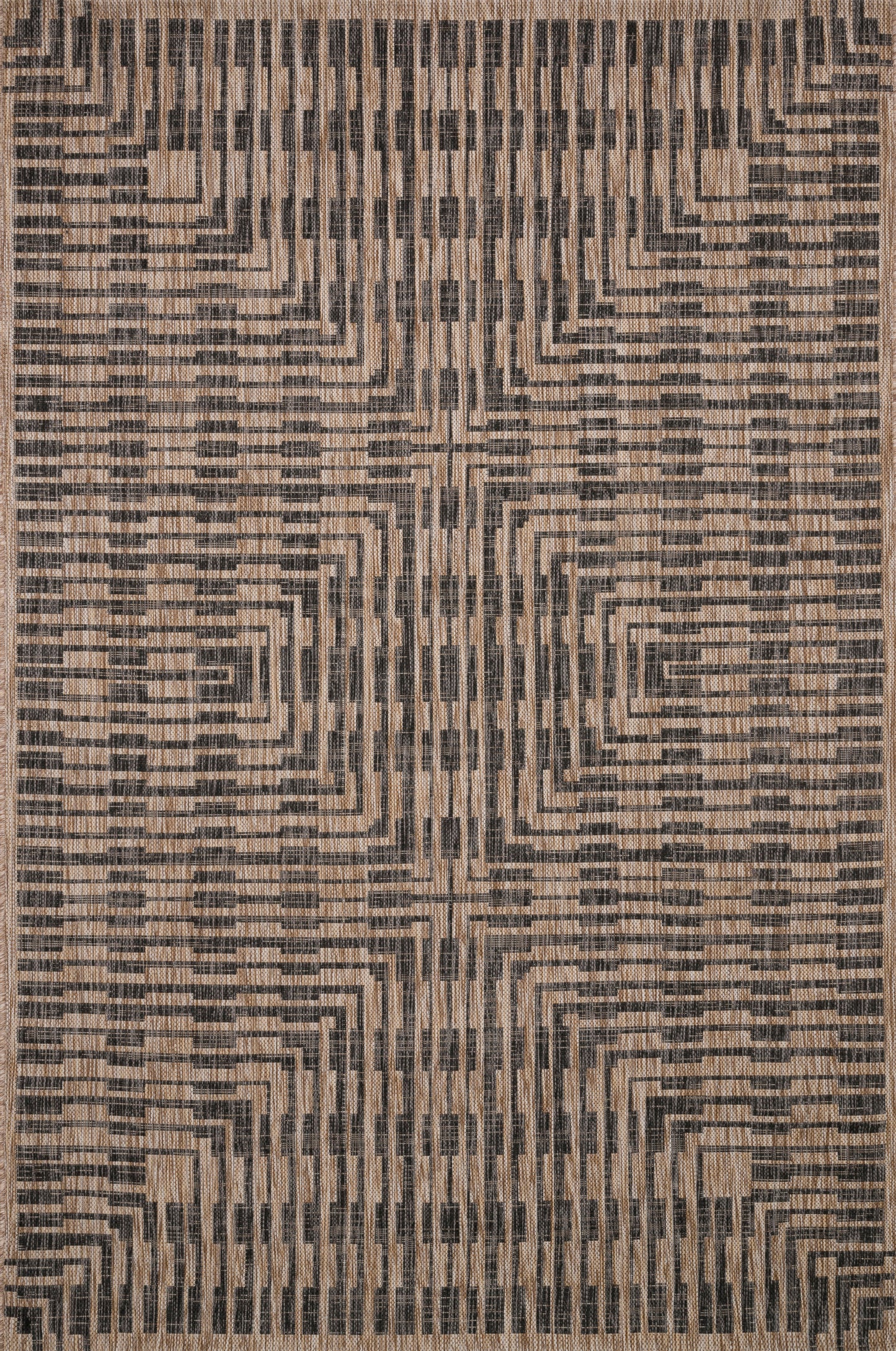 Maui Rug in Brown/Black