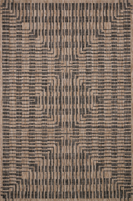 Maui Rug in Brown/Black