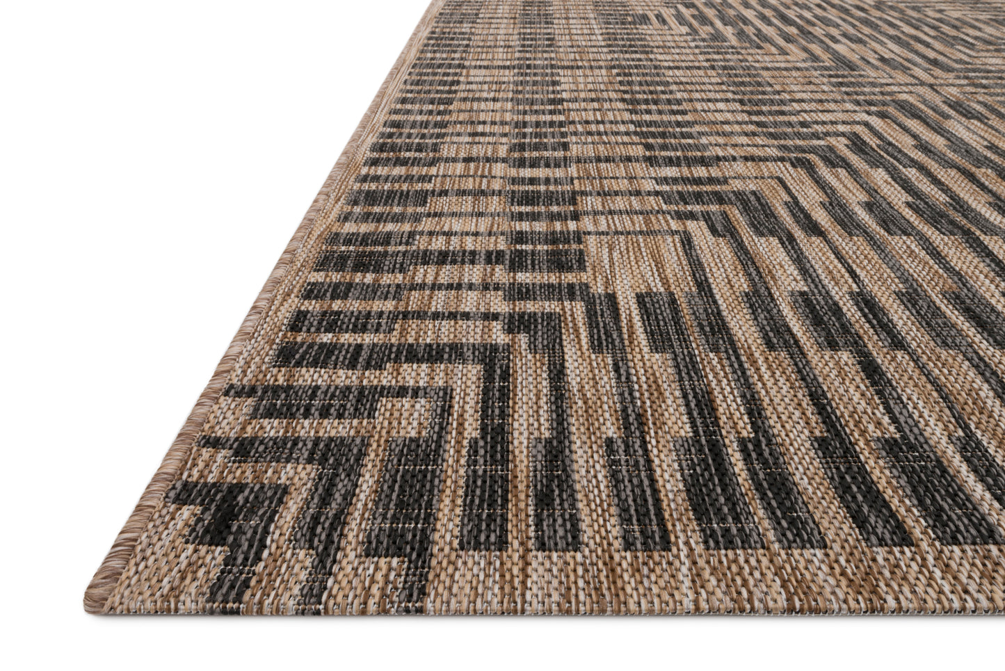 Maui Rug in Brown/Black