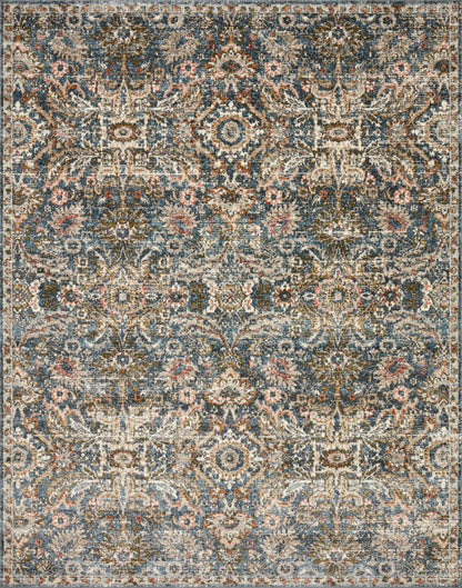 Ingrid Rug in Blue/Sand