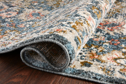 Ingrid Rug in Blue/Sand