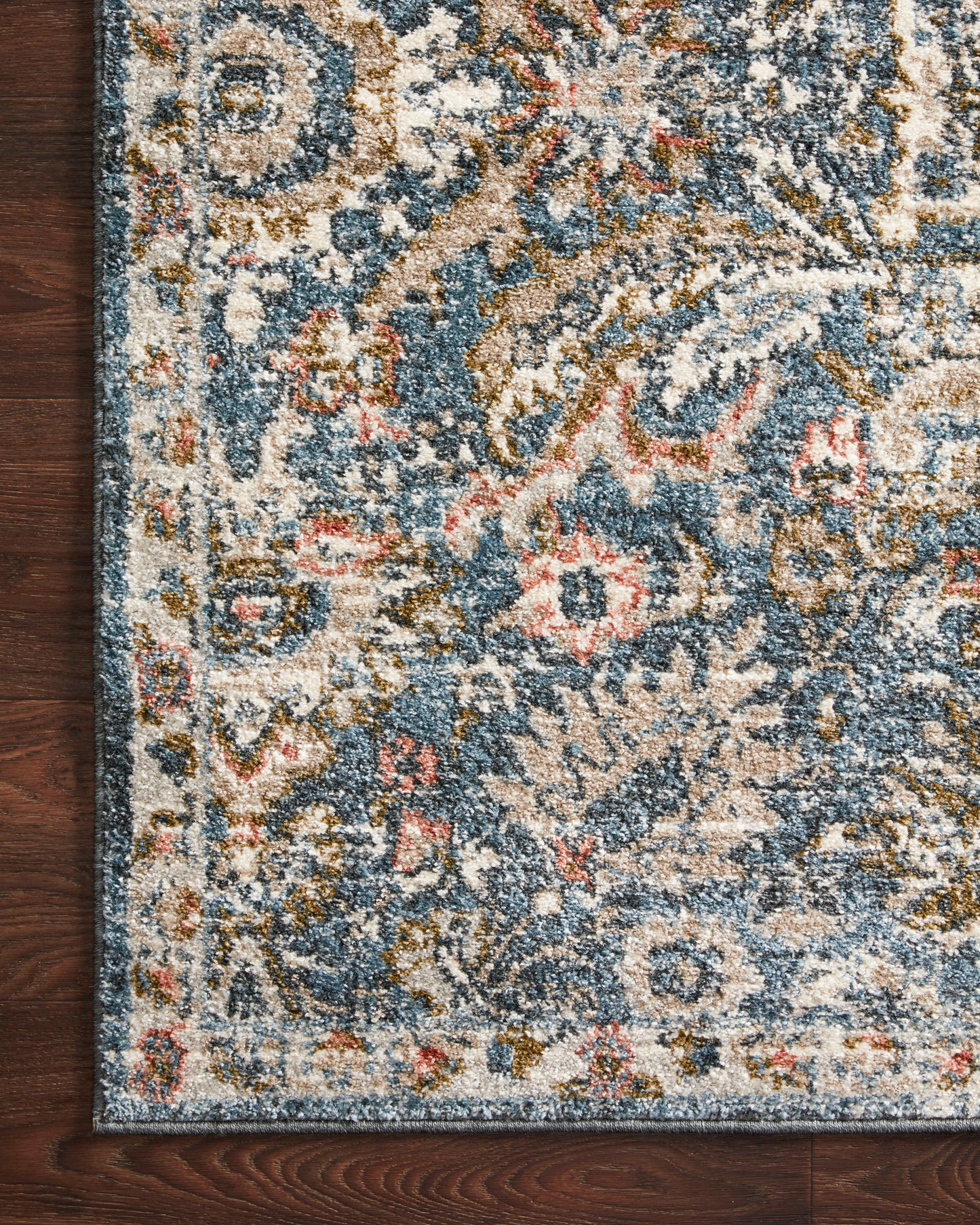 Ingrid Rug in Blue/Sand