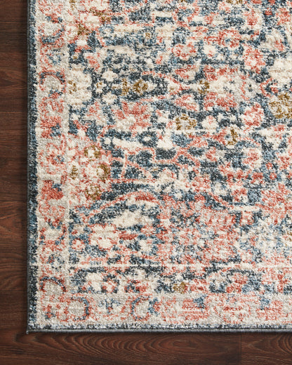 Ingrid Rug in Navy/Rust