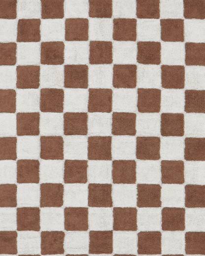 Washable Rug in Kitchen Tiles Toffee