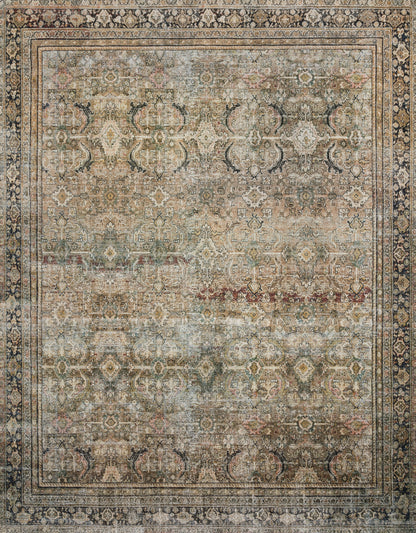 Annette Rug in Olive/Charcoal