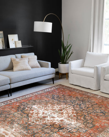 Annette Rug in Ocean/Multi