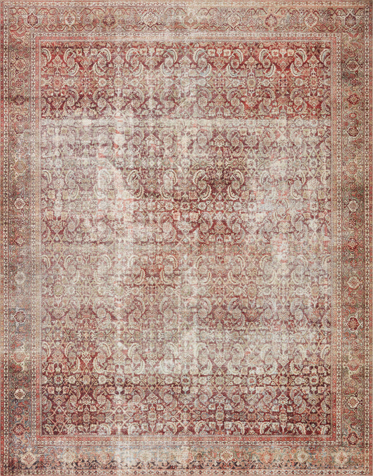 Annette Rug in Cinnamon/Sage
