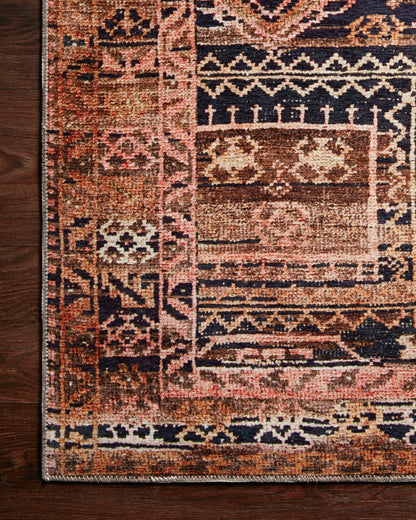 Annette Rug in Mocha/Blush