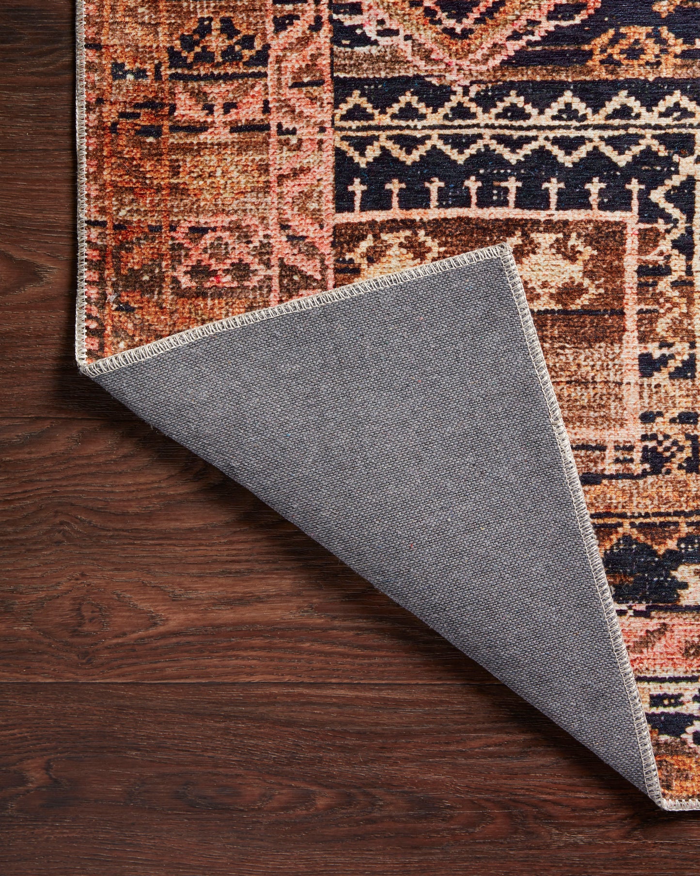 Annette Rug in Mocha/Blush