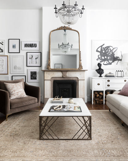 Eleanor Rug in Sand/Taupe