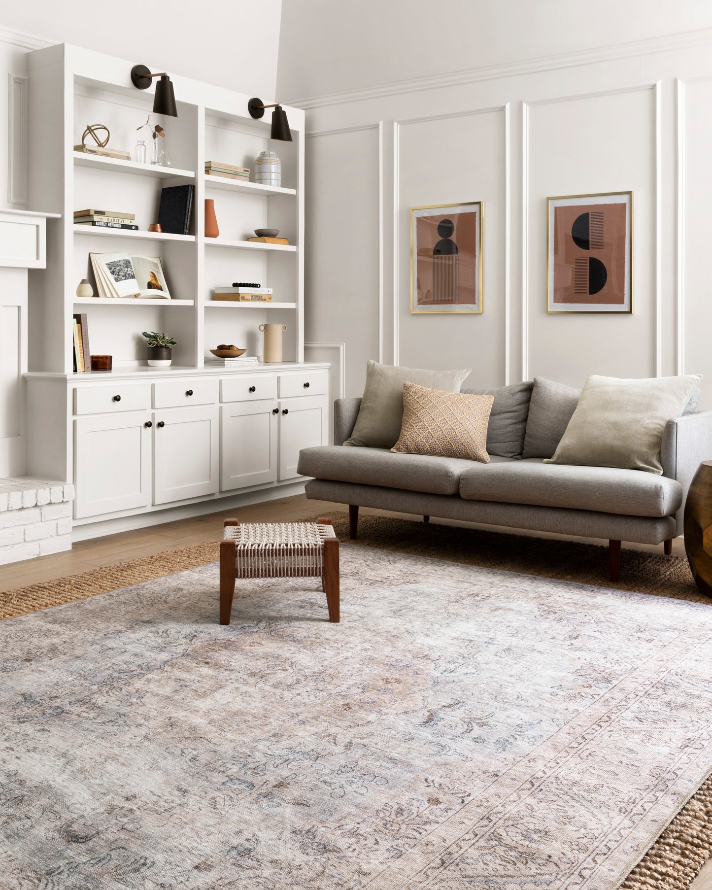 Eleanor Rug in Silver/Slate