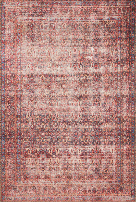 Eleanor Rug in Eggplant/Crimson