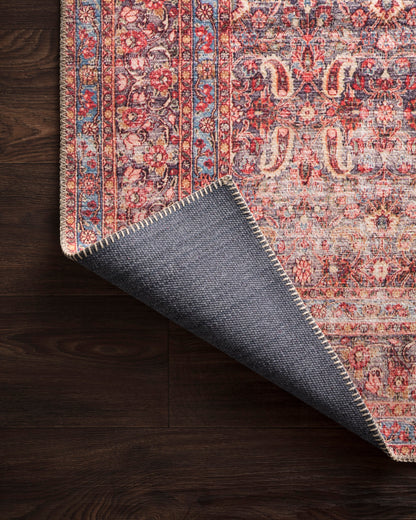 Eleanor Rug in Eggplant/Crimson