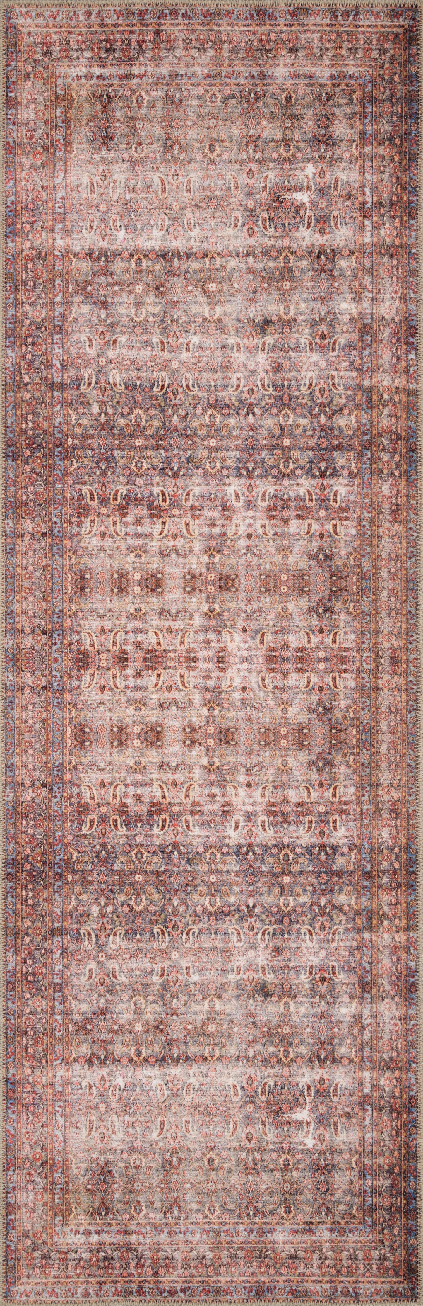 Eleanor Rug in Eggplant/Crimson