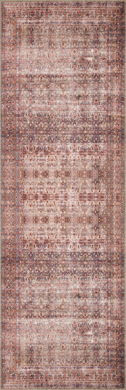 Eleanor Rug in Eggplant/Crimson