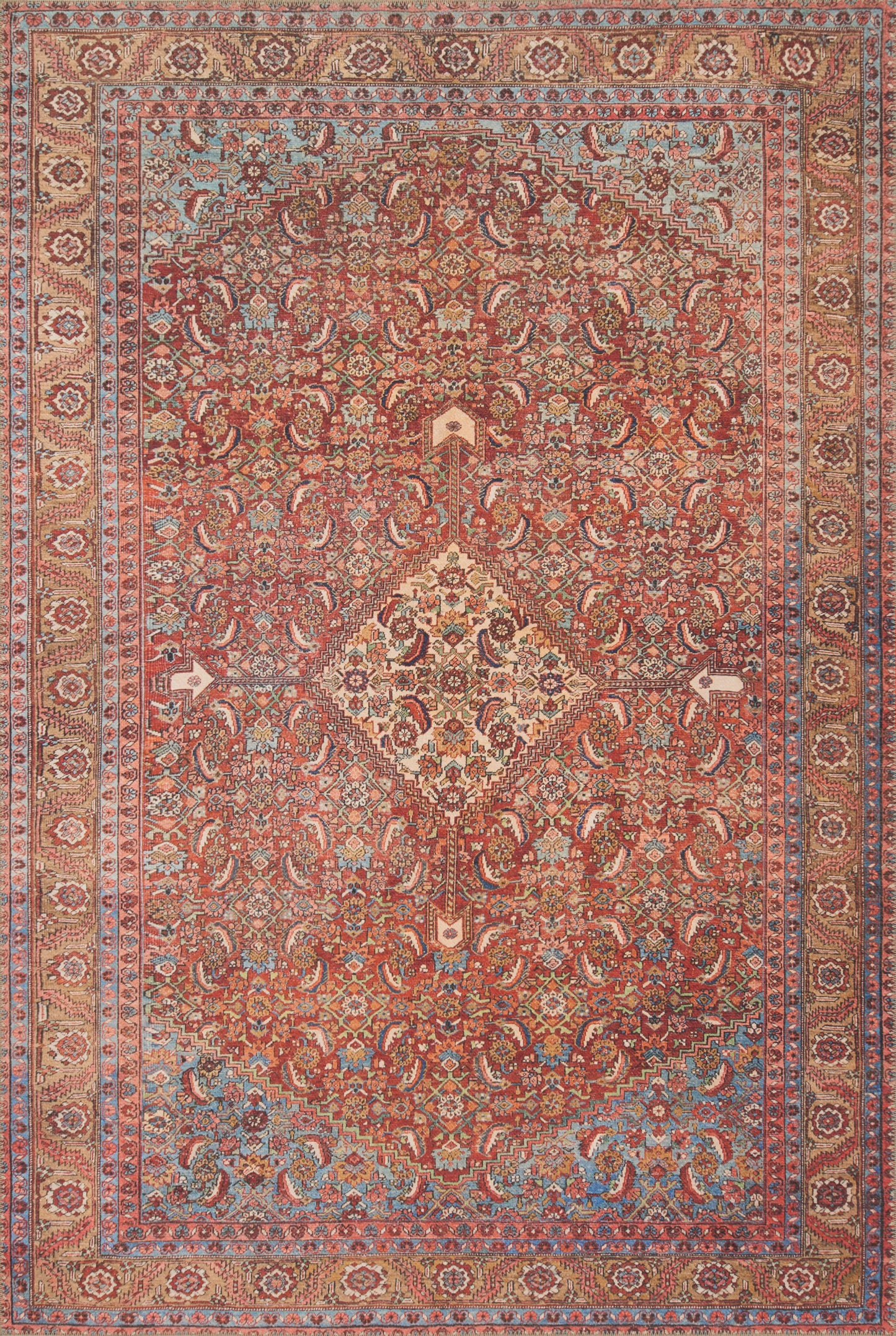 Eleanor Rug in Red/Multi