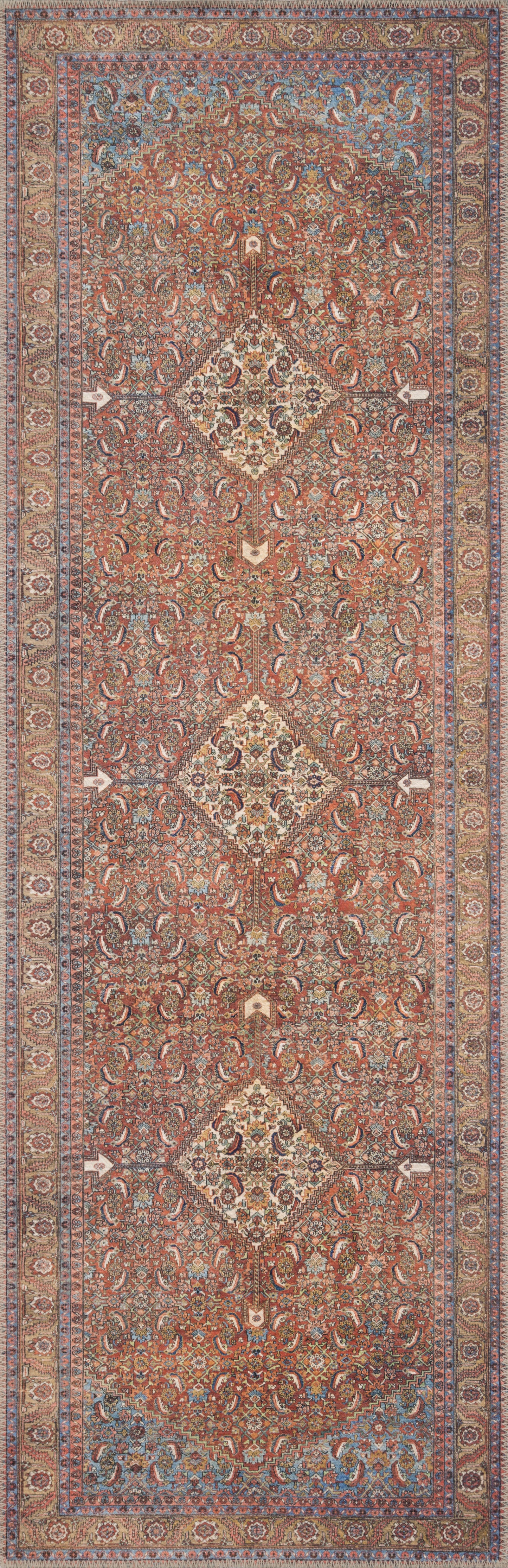 Eleanor Rug in Red/Multi