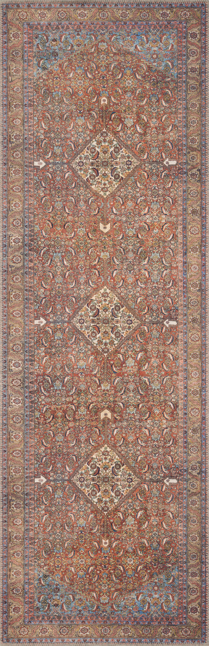 Eleanor Rug in Red/Multi