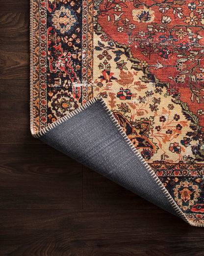 Eleanor Rug in Red/Navy