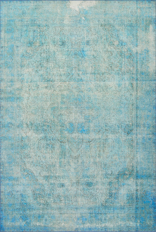 Eleanor Rug in Aqua