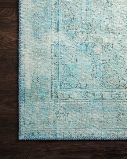 Eleanor Rug in Aqua