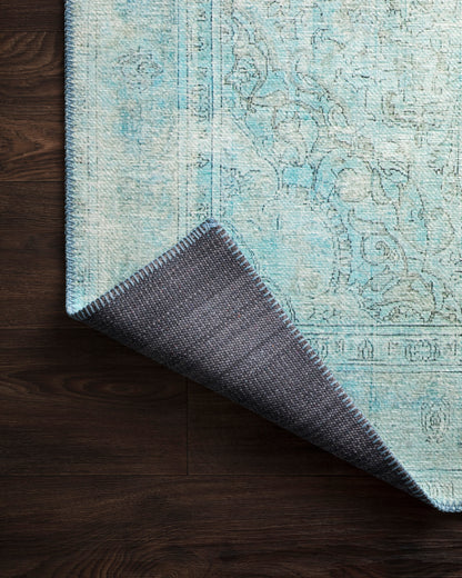 Eleanor Rug in Aqua