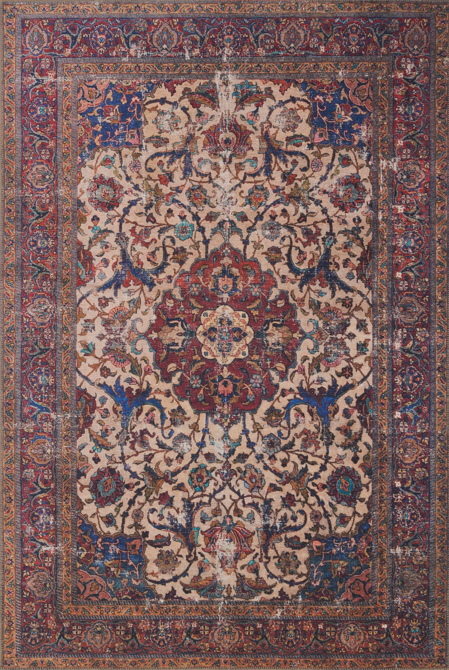 Eleanor Rug in Sand/Multi
