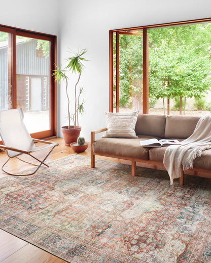 Eleanor Rug in Brick/Multi