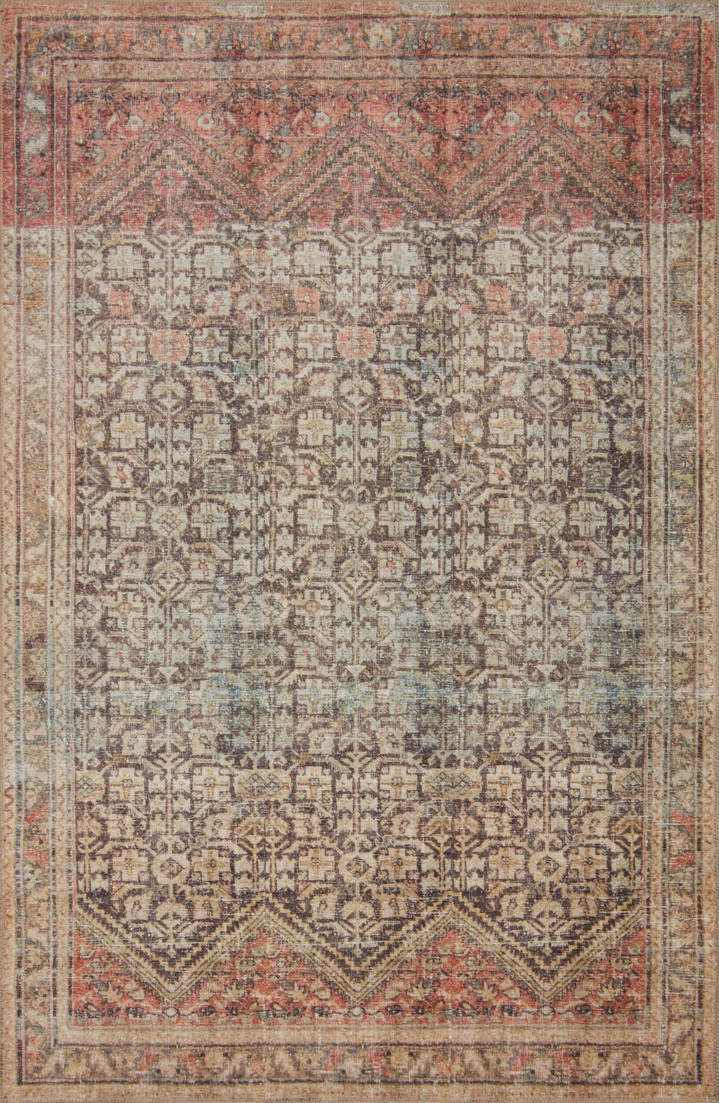 Eleanor Rug in Charcoal/Multi
