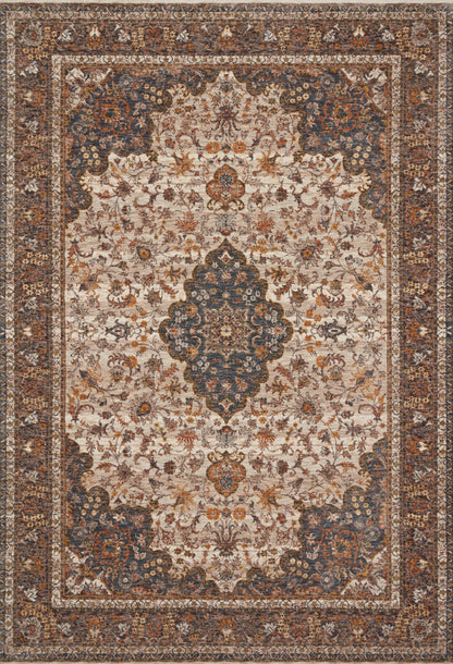 Leanna Rug in Natural/Ocean