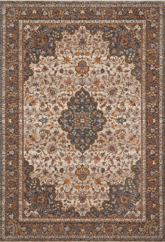 Leanna Rug in Natural/Ocean