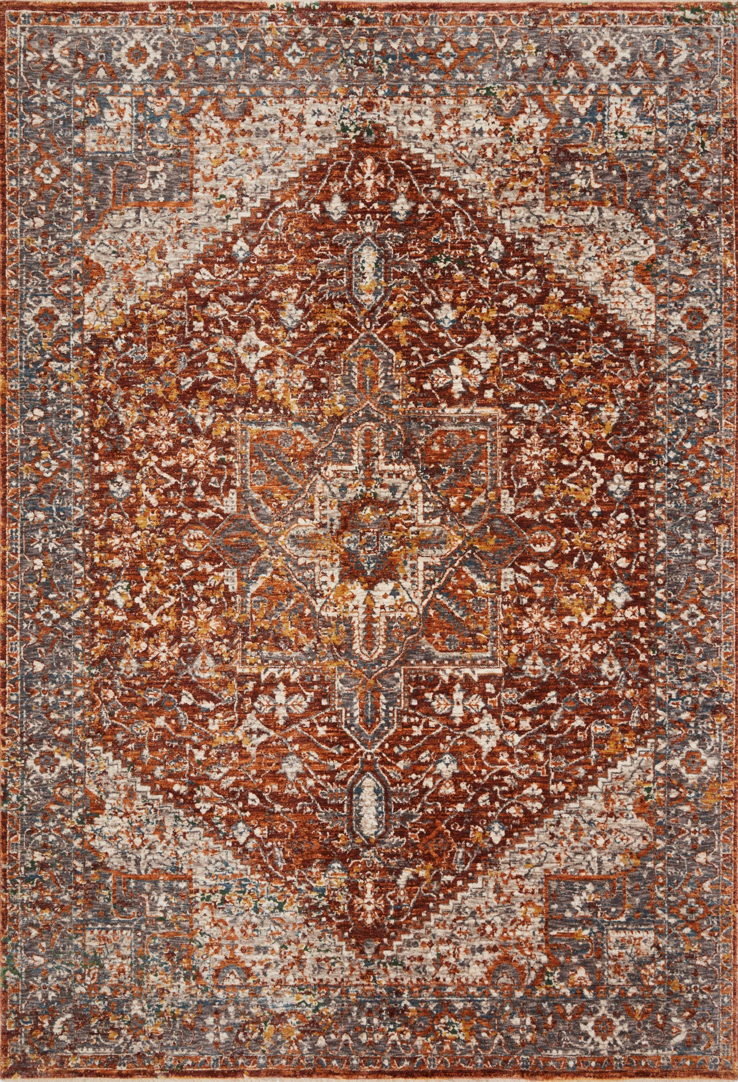 Leanna Rug in Rust/Multi