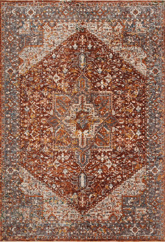 Leanna Rug in Rust/Multi