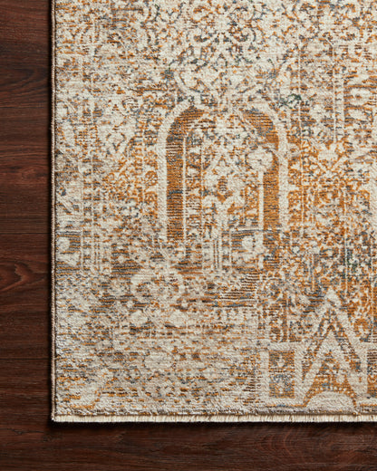 Leanna Rug in Ivory/Orange