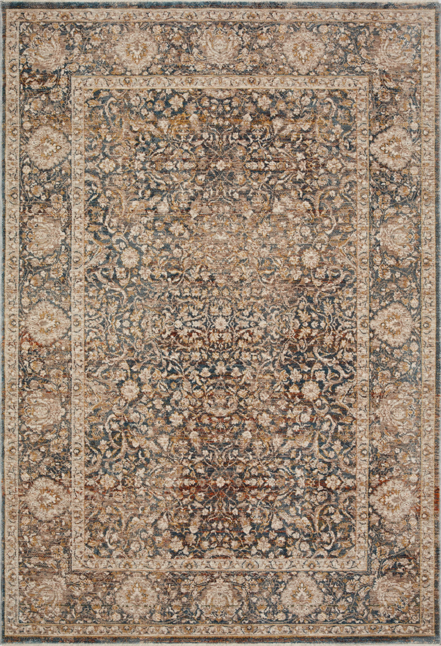 Leanna Rug in Charcoal/Ivory