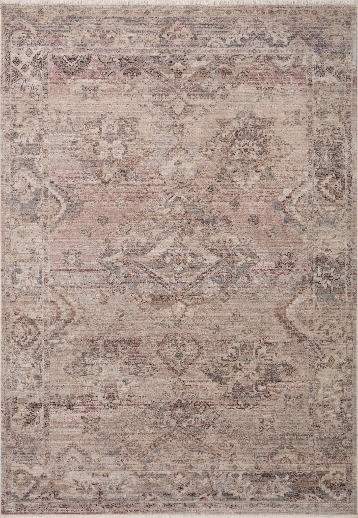 Lisbon Rug in Blush/Dove
