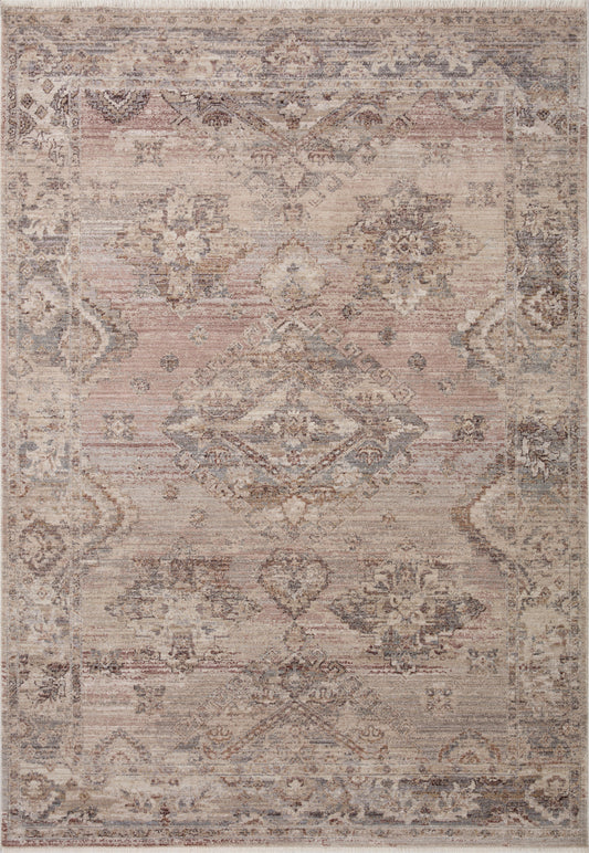 Lisbon Rug in Blush/Dove