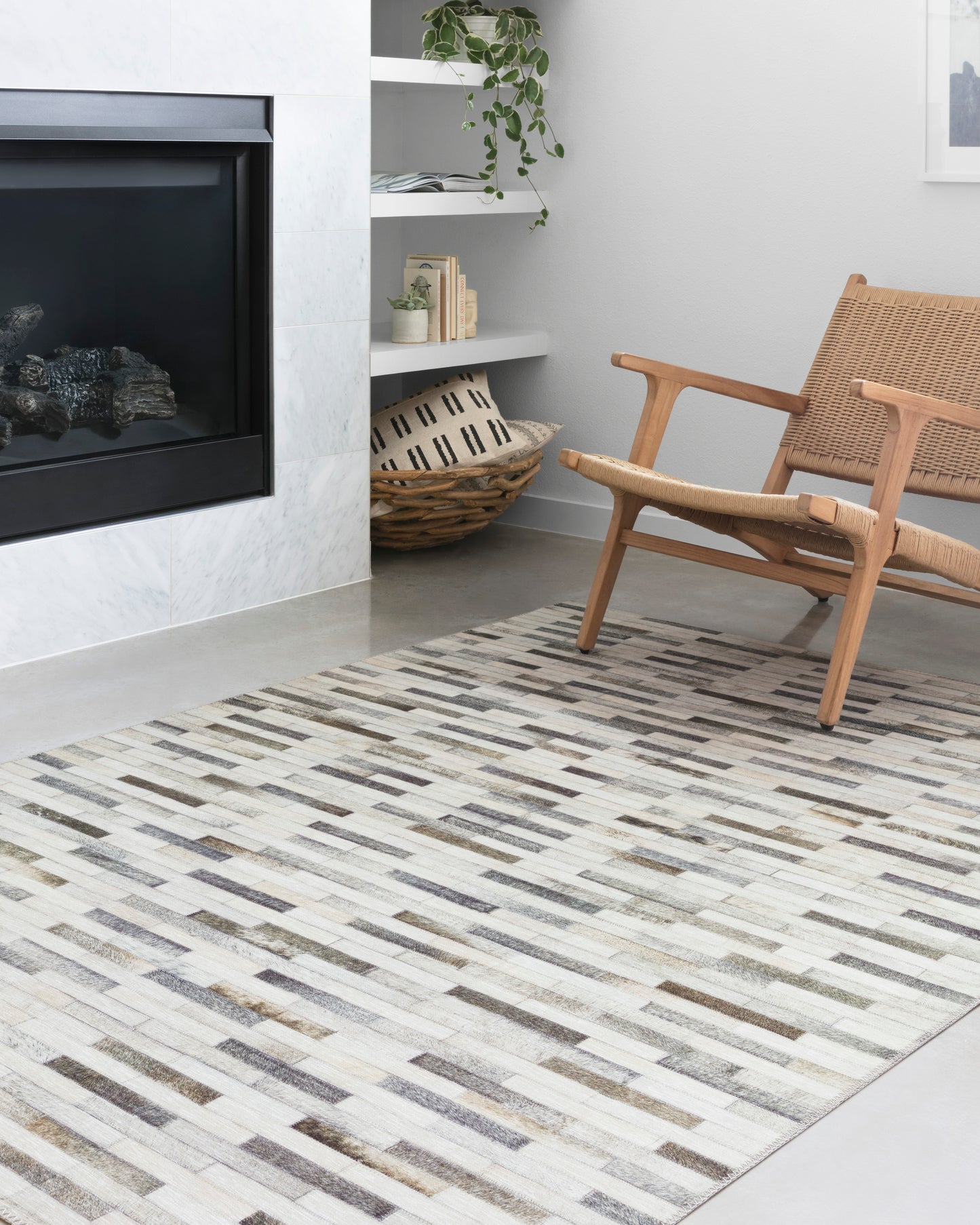 Maddox Rug in Ivory/Grey