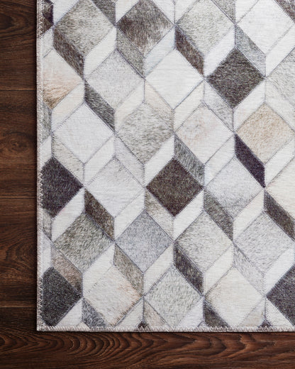 Maddox Rug in Grey/Mocha
