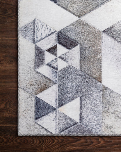 Maddox Rug in Grey/Ivory