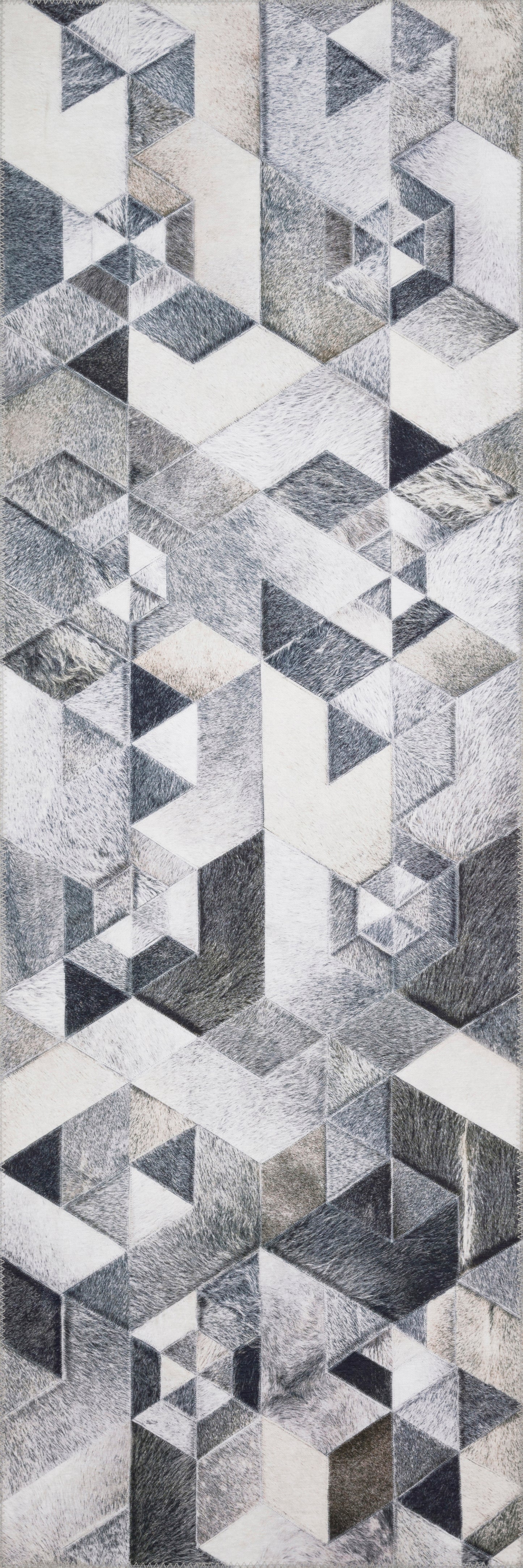 Maddox Rug in Grey/Ivory