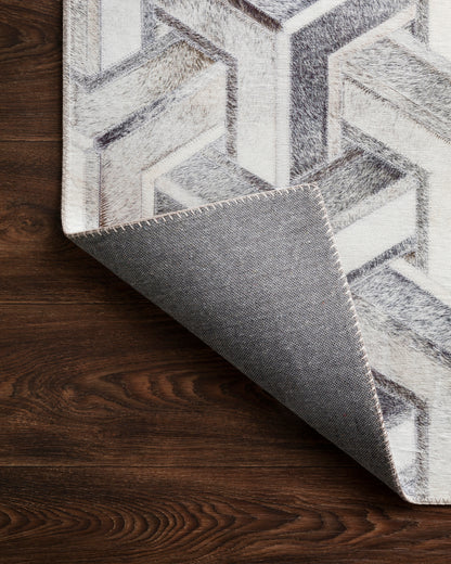 Maddox Rug in Silver/Ivory