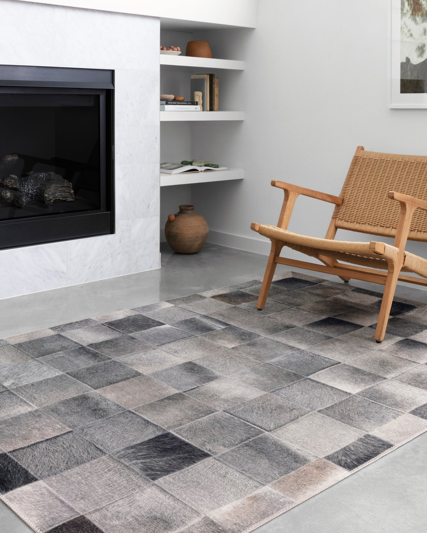 Maddox Rug in Charcoal/Grey