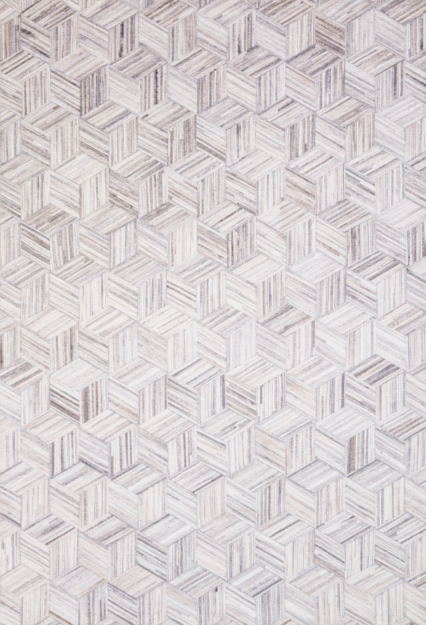 Maddox Rug in Light Grey/Ivory