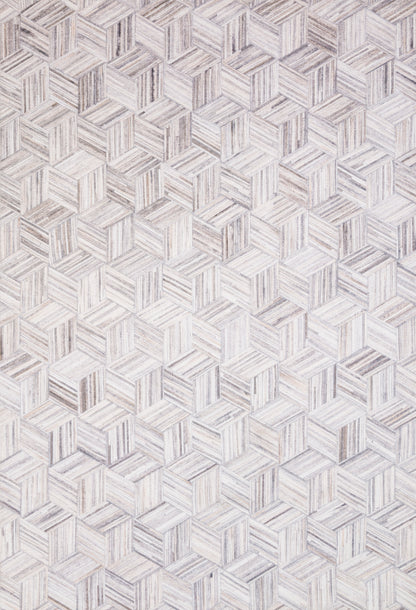 Maddox Rug in Light Grey/Ivory