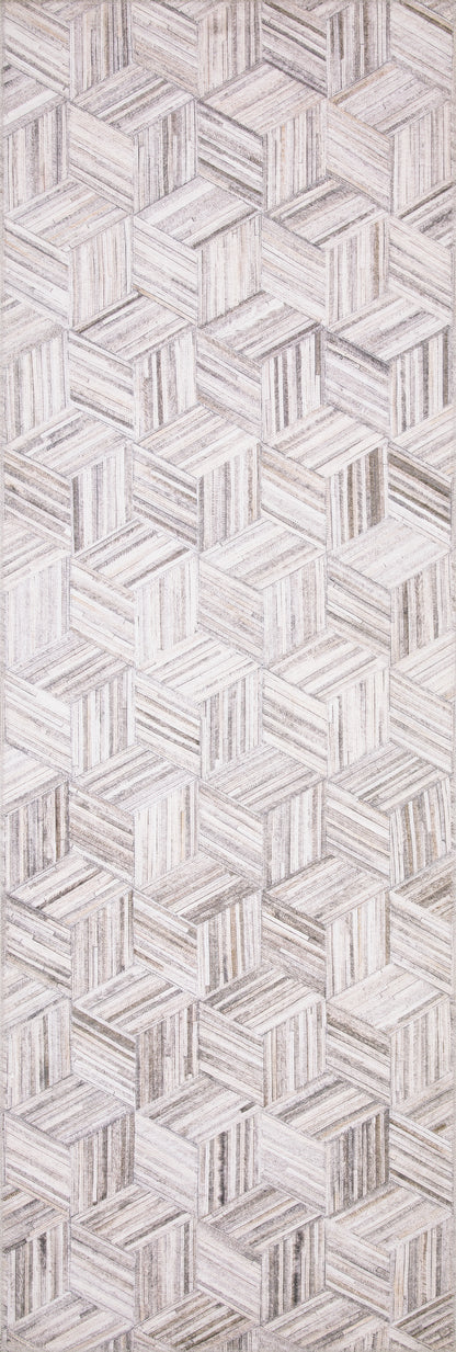 Maddox Rug in Light Grey/Ivory