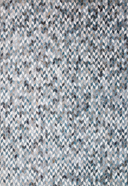 Maddox Rug in Ocean/Grey