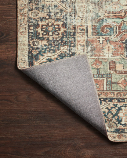 Fable Rug in Terracota/Lagoon