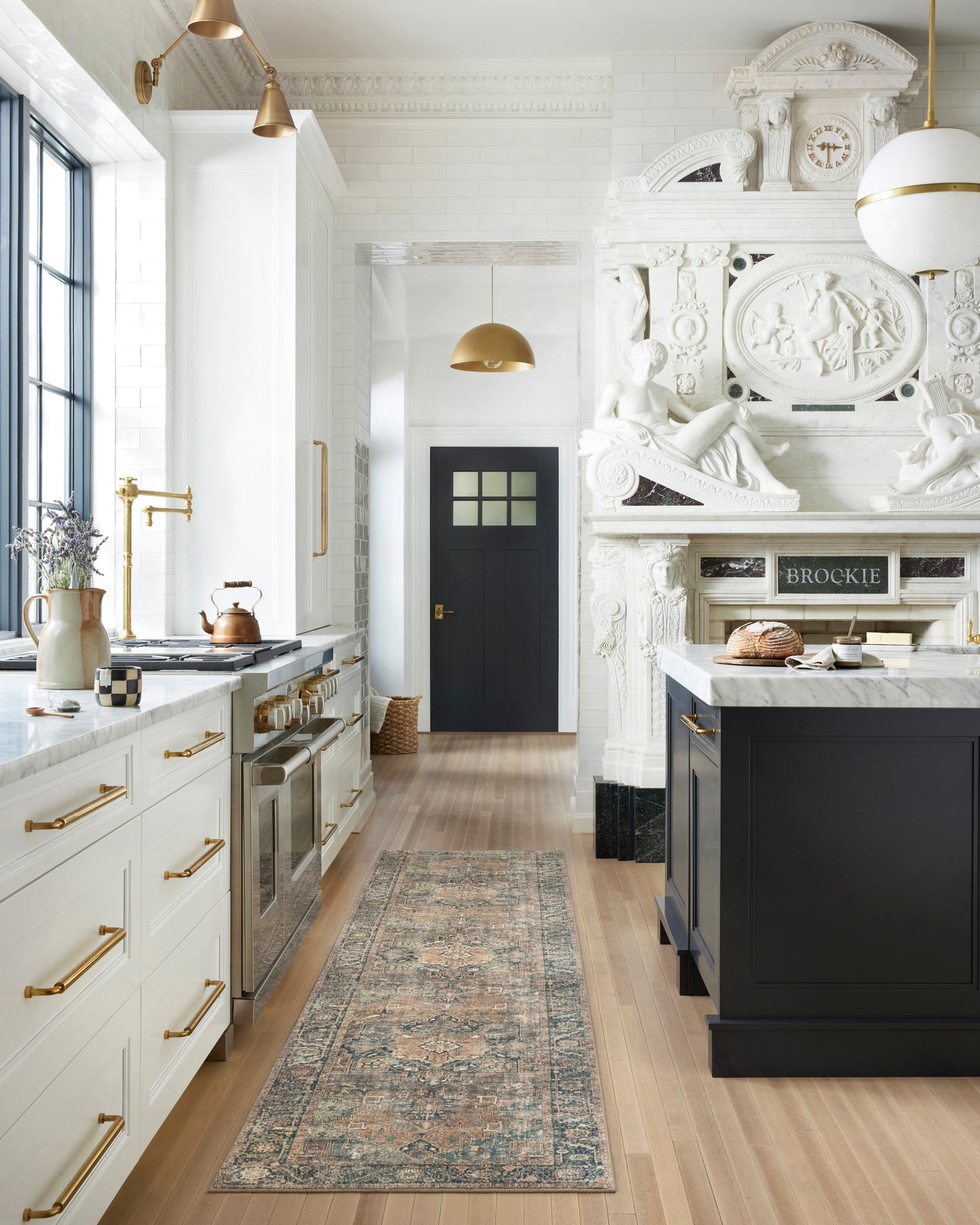 Fable Rug in Terracota/Lagoon