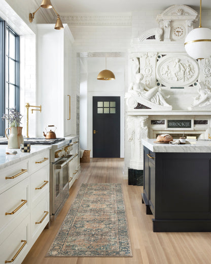 Fable Rug in Terracota/Lagoon